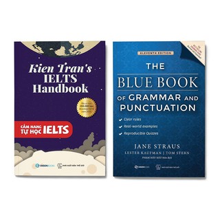 SÁCH - Combo 2 cuốn Học Tiếng Anh: Cẩm Nang Tự Học Ielts + The Blue Book of Grammar and Punctuation