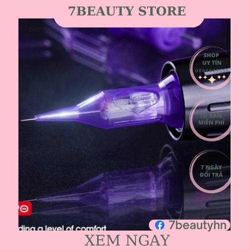 Hộp Kim 1 Máy Pen MAST PRO Tím Chính Hãng Phun Xăm