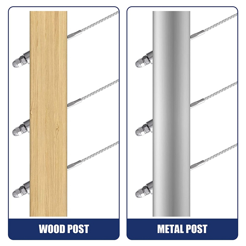 Bộ 10 Vòng Đệm Bằng Thép Không Gỉ 30 Độ 1 / 4 Inch / 6.6mm 30 Độ Cho Vòng Dây Cáp