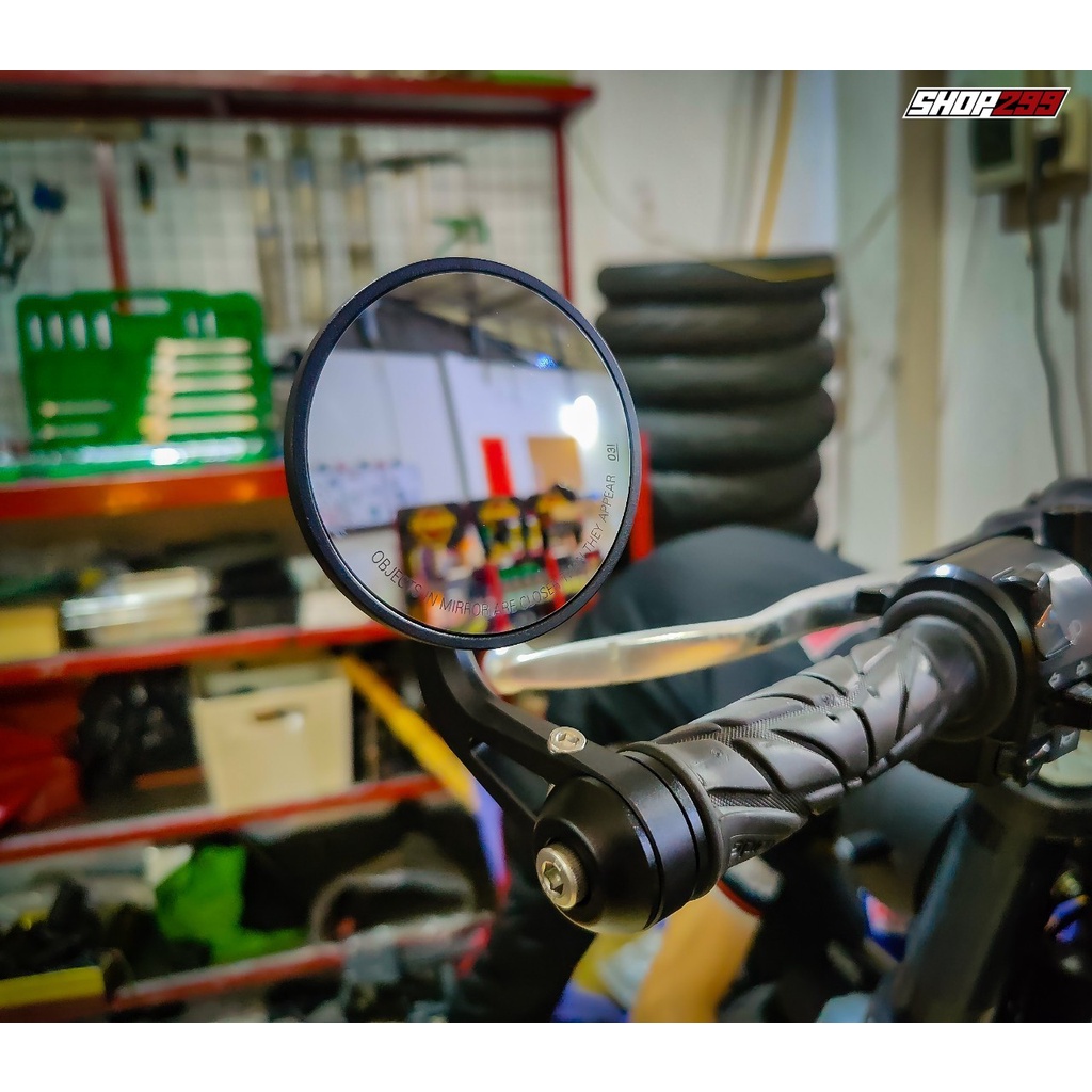 Gương Gù Tròn RCB  Chính Hãng Phù Hợp Nhiều Dòng Xe Như XSR155, CB300R, MT15, Benelli, Xe Tay Ga,..