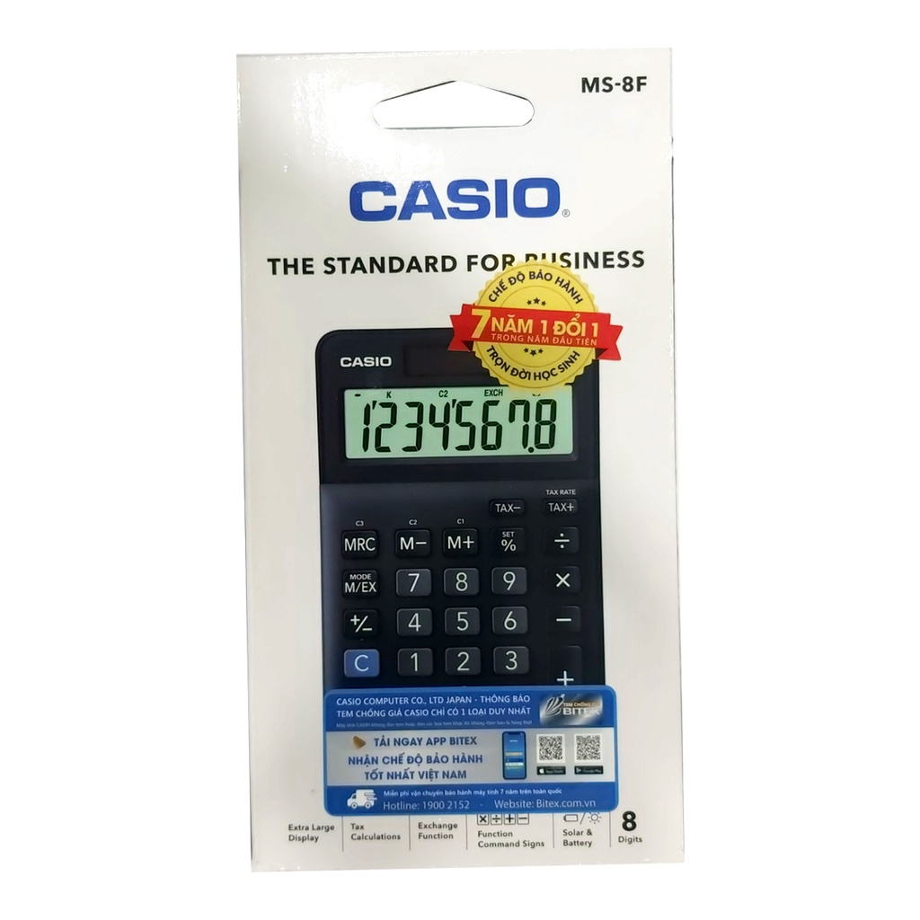 Máy Tính Casio MS - 8F - 4549526701221