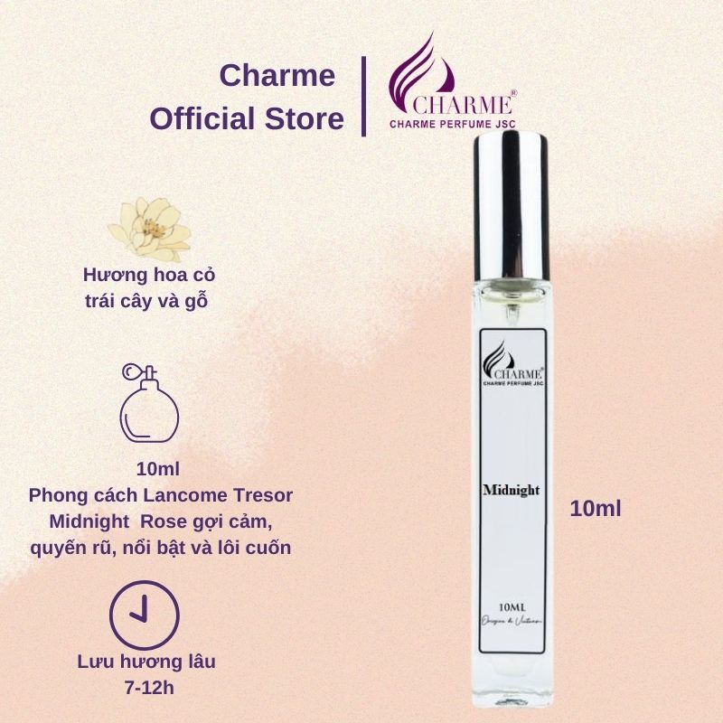 Nước hoa nữ Charme Midnight 10ml