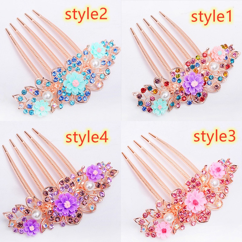 1 Lược Chải Tóc Năm Răng Thời Trang Cho Nữ