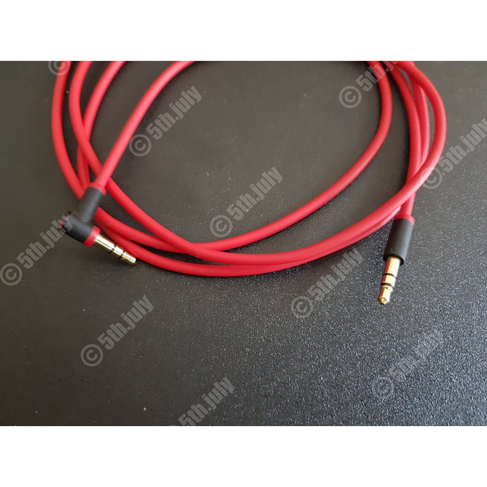 Dây 3,5 ly ra 3,5 ly monster đỏ đầu phát, cdp, amply, DAC dài 1.2 mét