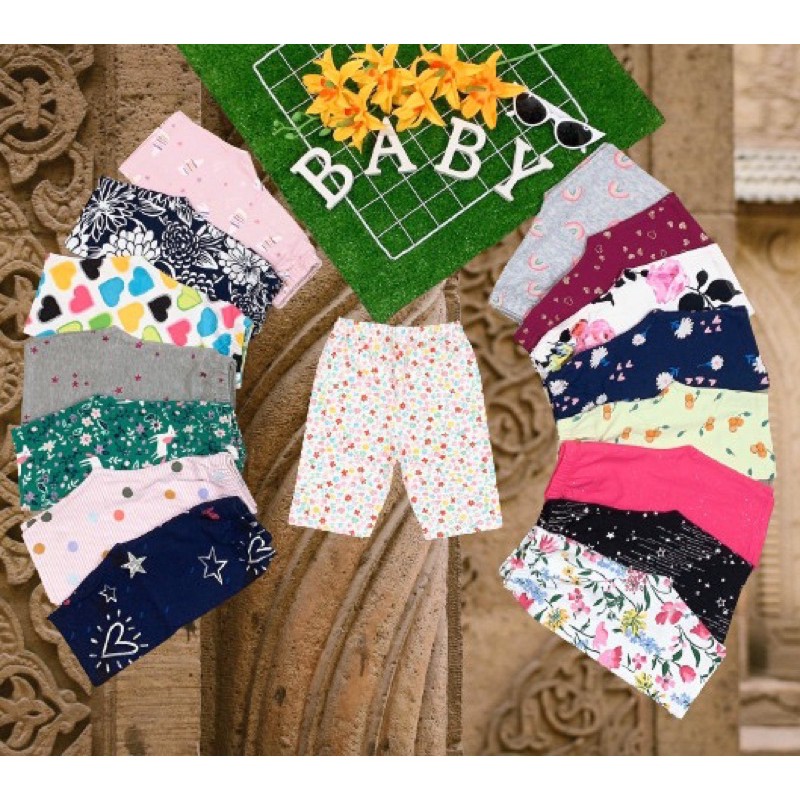 Quần legging lửng cho bé gái co giãn 4 chiều dày đẹp cho bé từ 8-35kg BÉ XINH