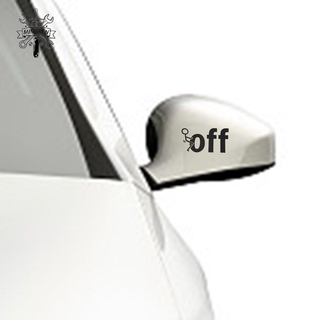 [Sản phẩm mới]Off Letter Car Sticker Waterproof Reflective Decal Computer Wall Sticker