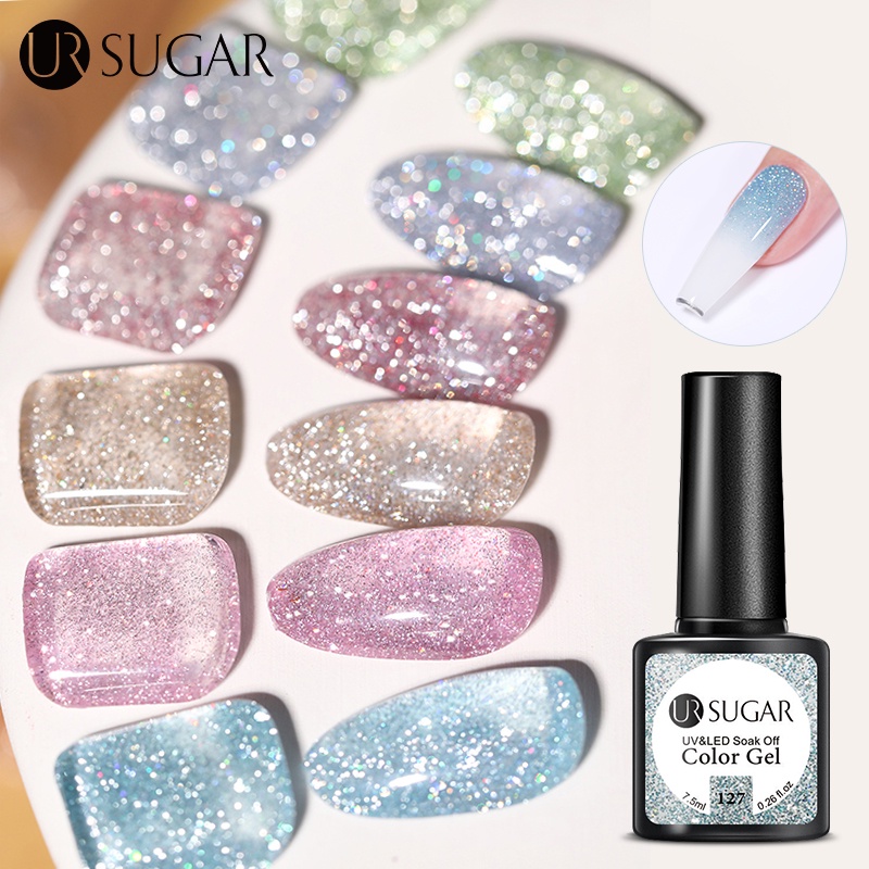 Gel sơn móng tay UR SUGAR LED UV 7.5ml nhiều màu nổi bật