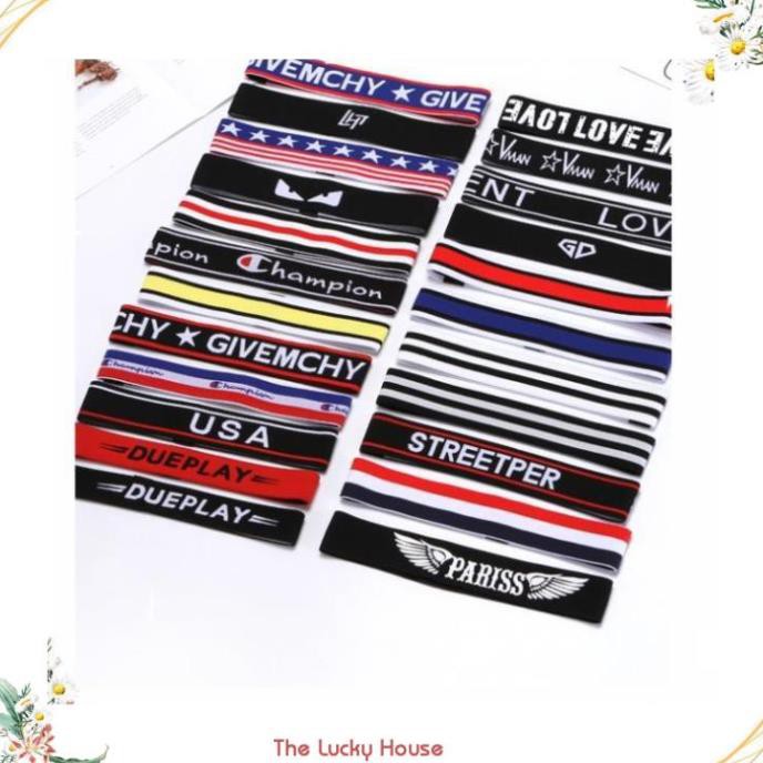 Băng đô Headband KPOP BTS, BIGBANG, băng đô thể thao nam nữ unisex TB37