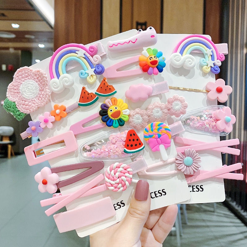 Set 23 kẹp tóc hình thỏ dễ thương cho bé gái