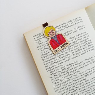 Bookmark gỗ nam châm Andy Warhol - BO024