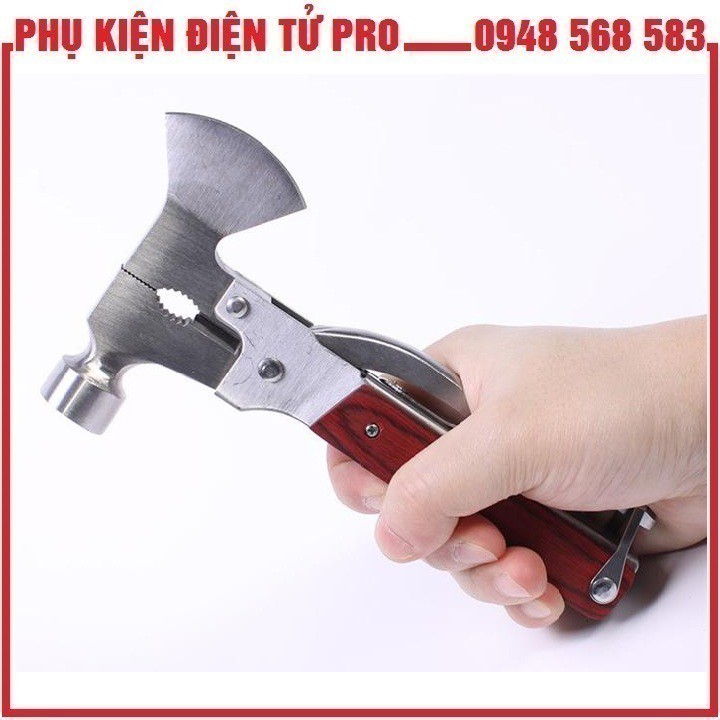 BÚA THOÁT HIỂM ĐẦU RÌU TRONG XE HƠI ĐA NĂNG 7 TRONG 1