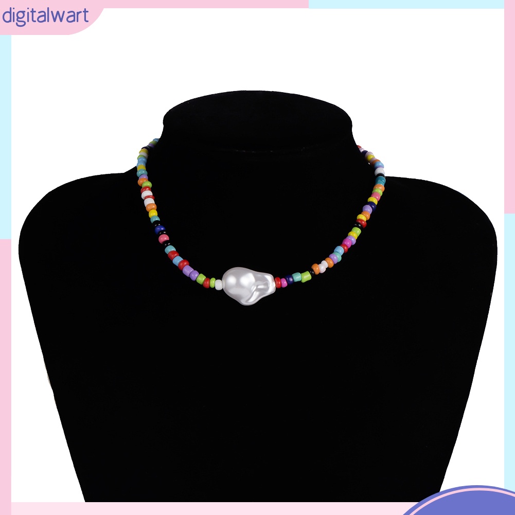 Vòng Cổ Đính Hạt Ngọc Trai Nhân Tạo Phong Cách Bohemian Cá Tính Sang Trọng Dành Cho Nữ