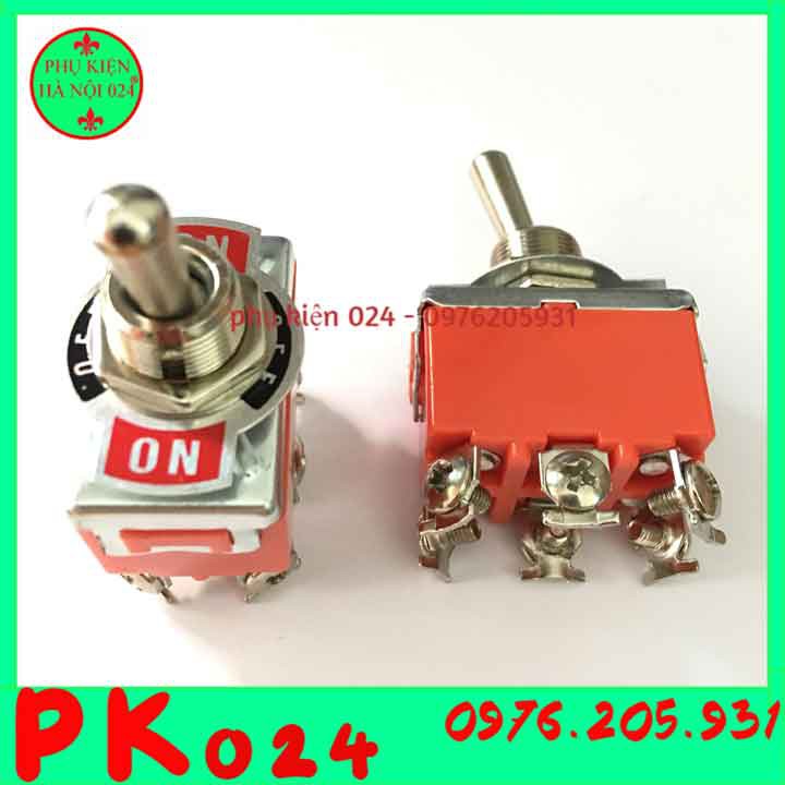 [15A] Công Tắc Gạt ON-OFF-ON Đảo Chiều 6 Chân 220V-15A