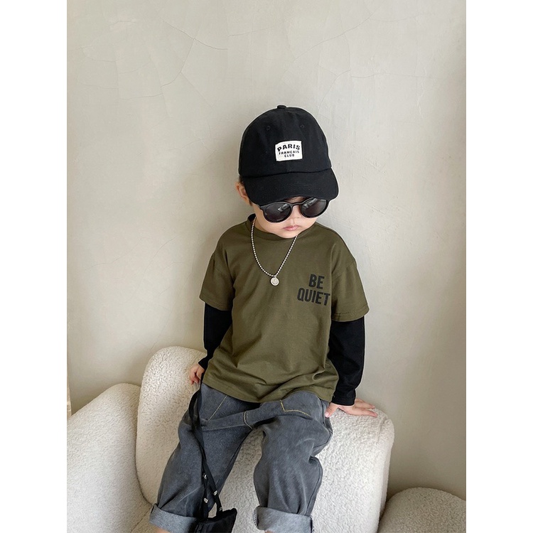 Áo thun dài tay Áo thu đông  bé Trai Gái chất thun lạnh mềm mại 8-20kg