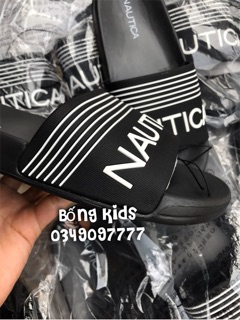 Dép Nam Kẻ Ngang Đen
