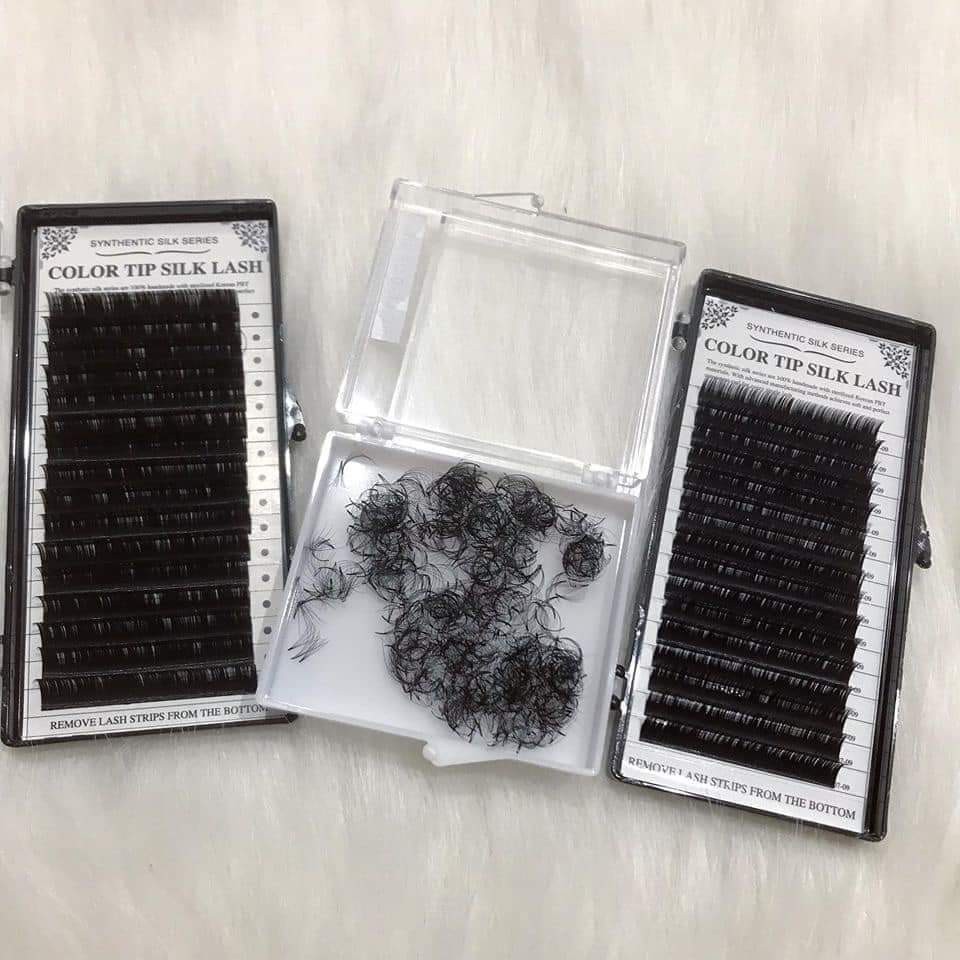mi khay tip color silk lash 16 line