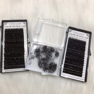 Mi khay tip color silk lash 16 line
