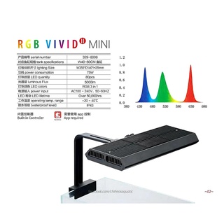 Đèn led rgb chihiros vivid mini