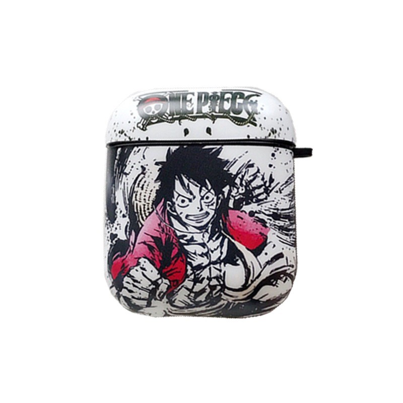 Vỏ Bảo Vệ Hộp Sạc Tai Nghe Không Dây Airpods 1 / 2 / 3 Pro In Hình One Piece Luffy Ac