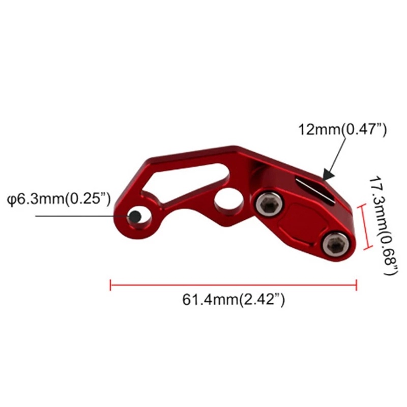 Kẹp Dây Phanh Dầu Chất Liệu Nhôm Cnc Màu Đen / Đỏ / Xanh Dương Phổ Biến Cho Xe Mô Tô Dirt Bike Atv