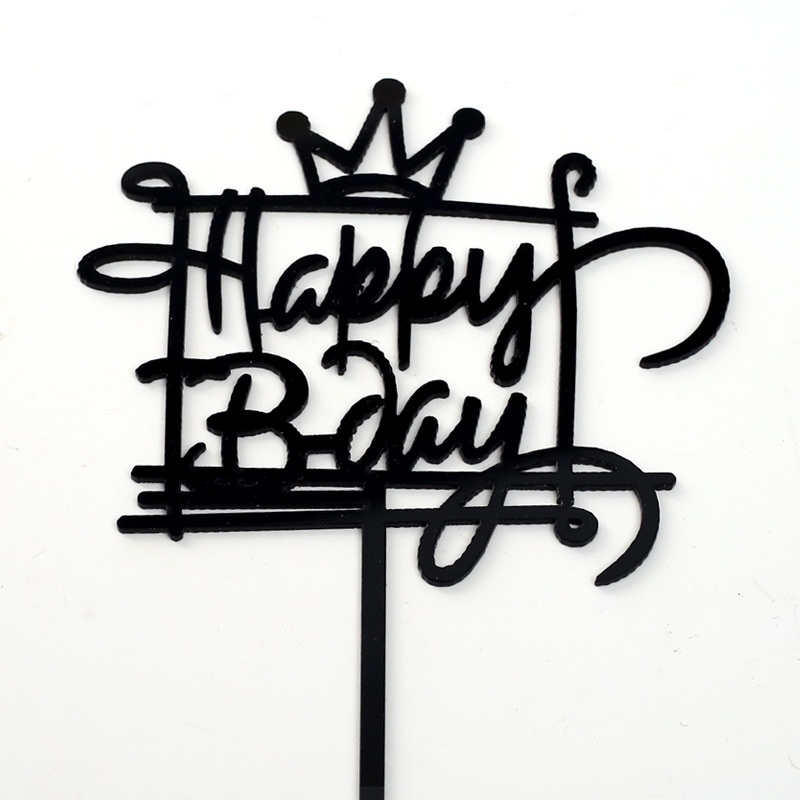 Phụ kiện trang trí bánh kem sinh nhật bằng Acrylic Acrylic độc đáo