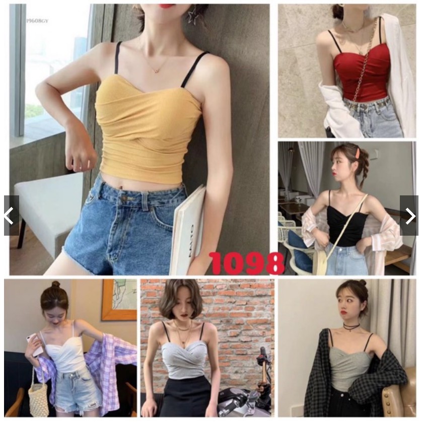 Siêu phẩm Áo Bra gân nhỏ 2 dây cực sexy 1098