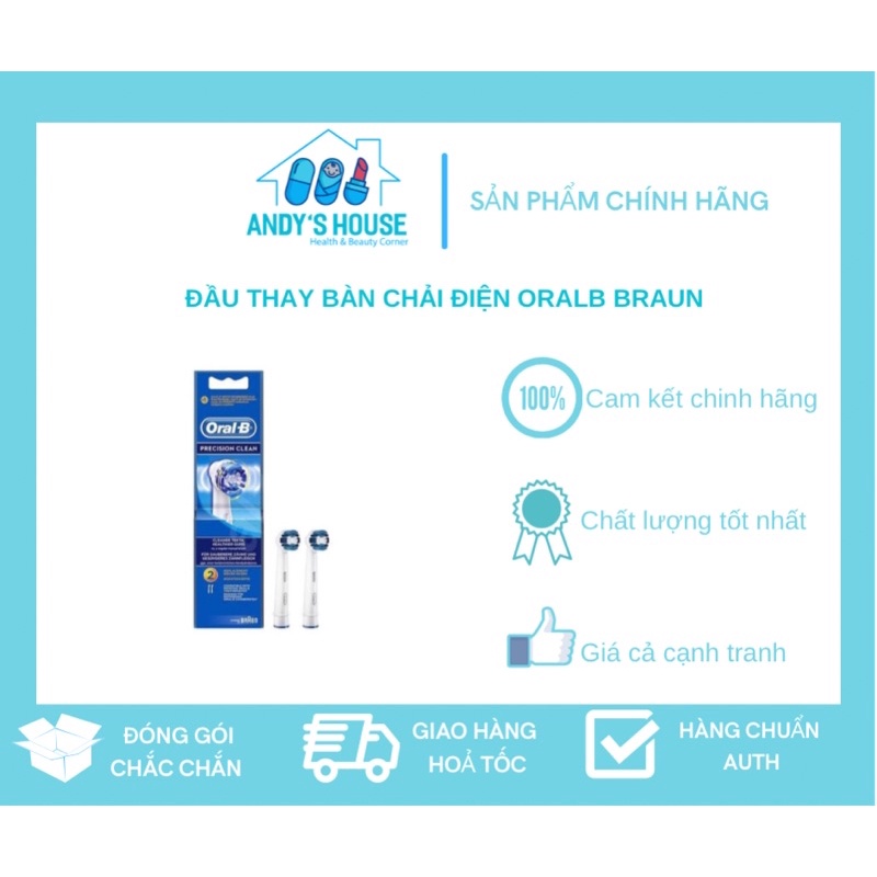 Đầu Thay Bàn Chải Điện OralB Braun