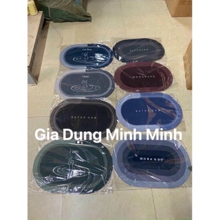 Thảm Lau Chân Silicon Siêu Thấm Nước Chất Liệu Chống Trơn Trượt