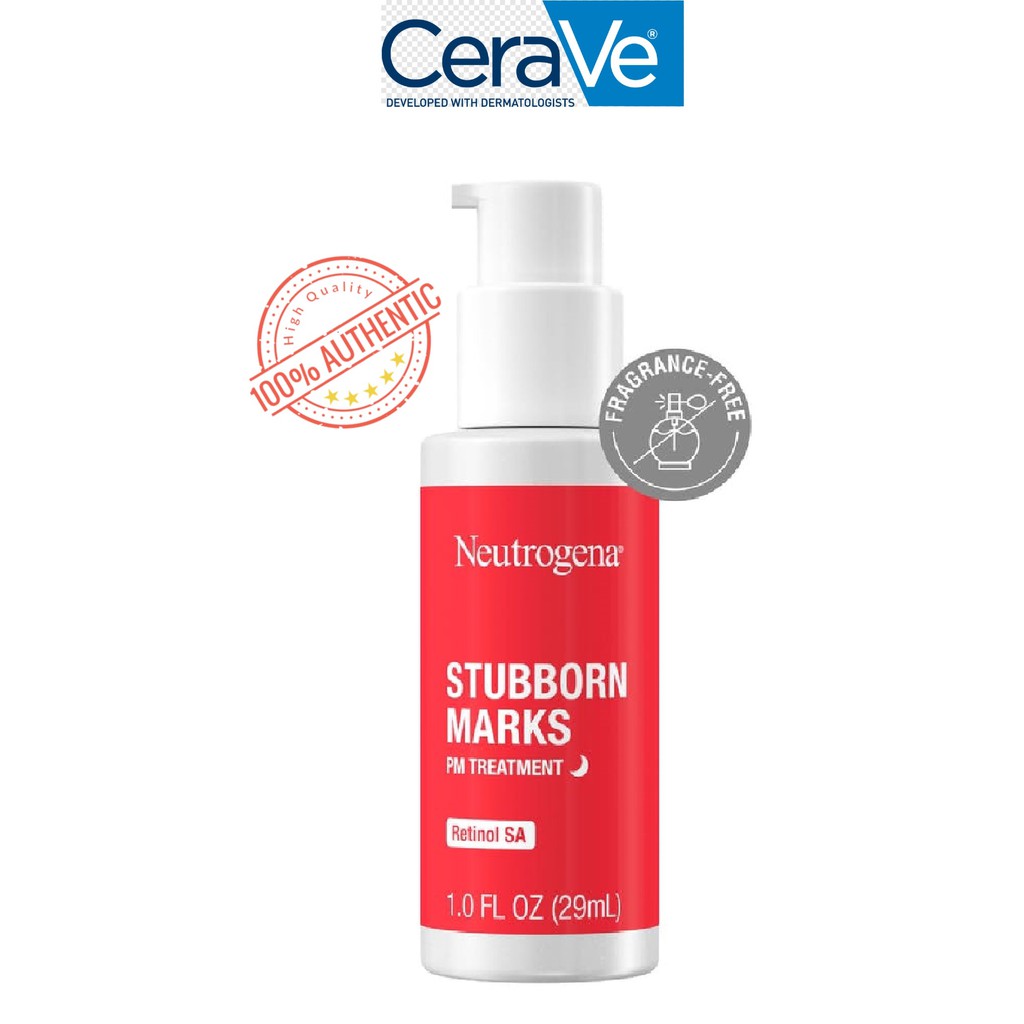 Kem Ngừa Mụn Ban Đêm Neutrogena Stuborn Marks PM Treatment 29ml