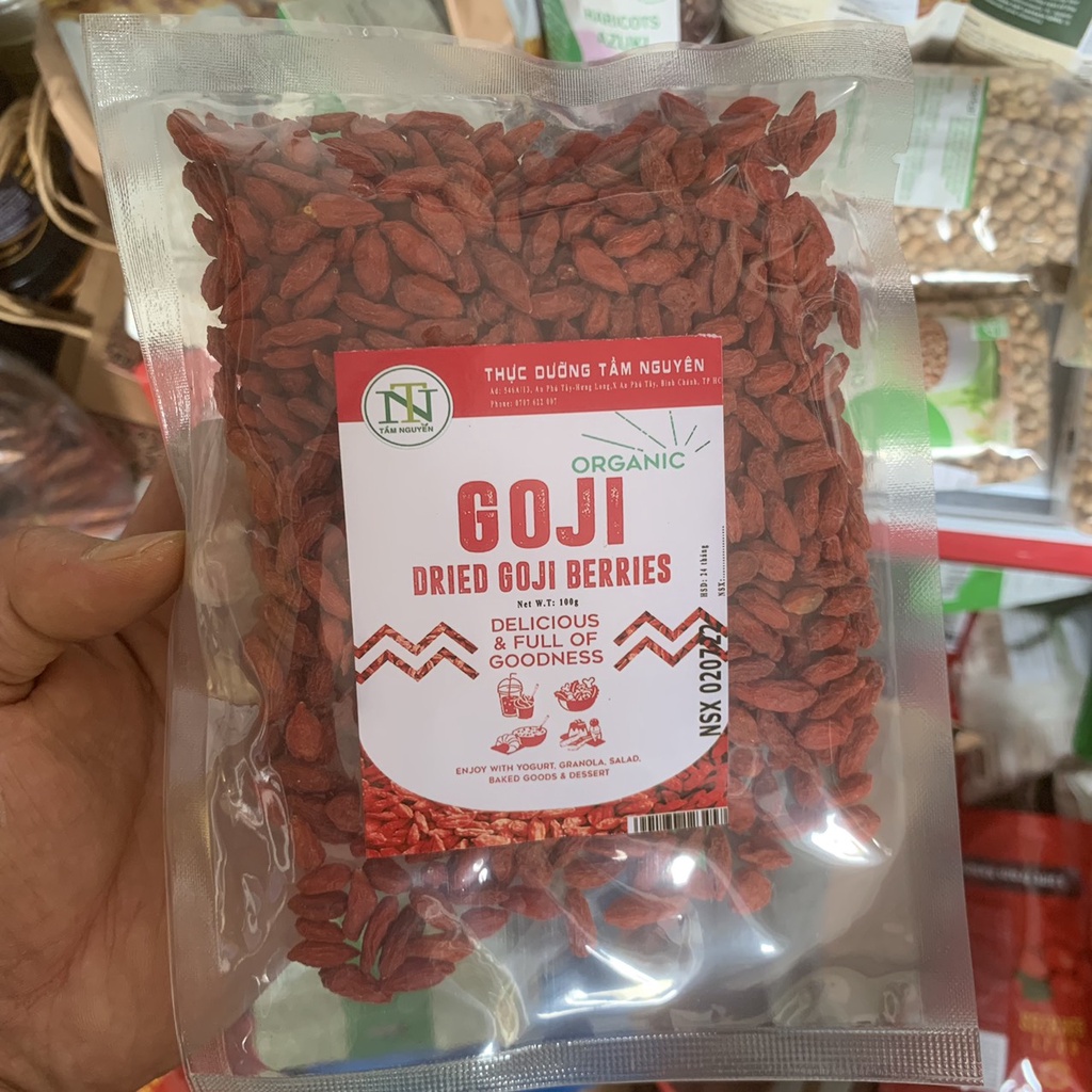 Kỷ tử đỏ sấy khô gói 100g