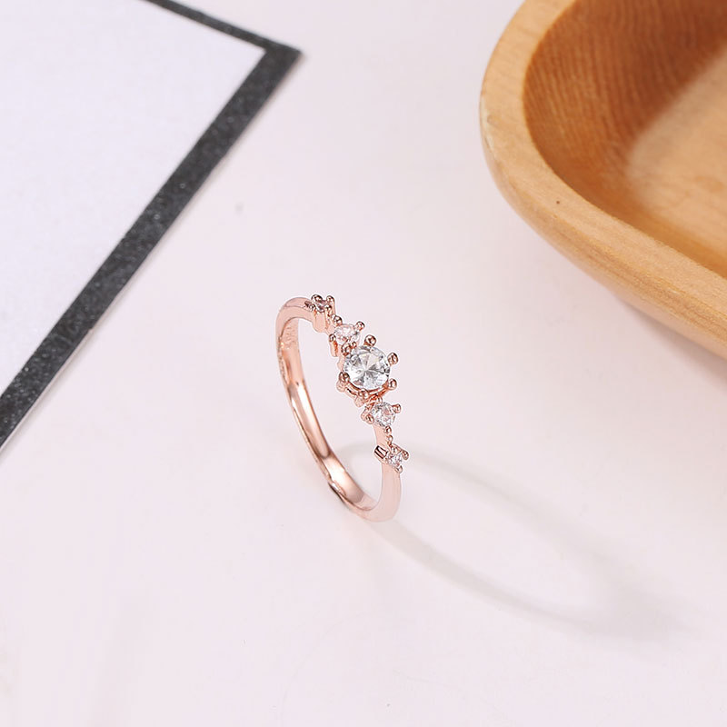Nhẫn Đeo Tay Kim Loại Đính Đá Thời Trang Cho Nữ