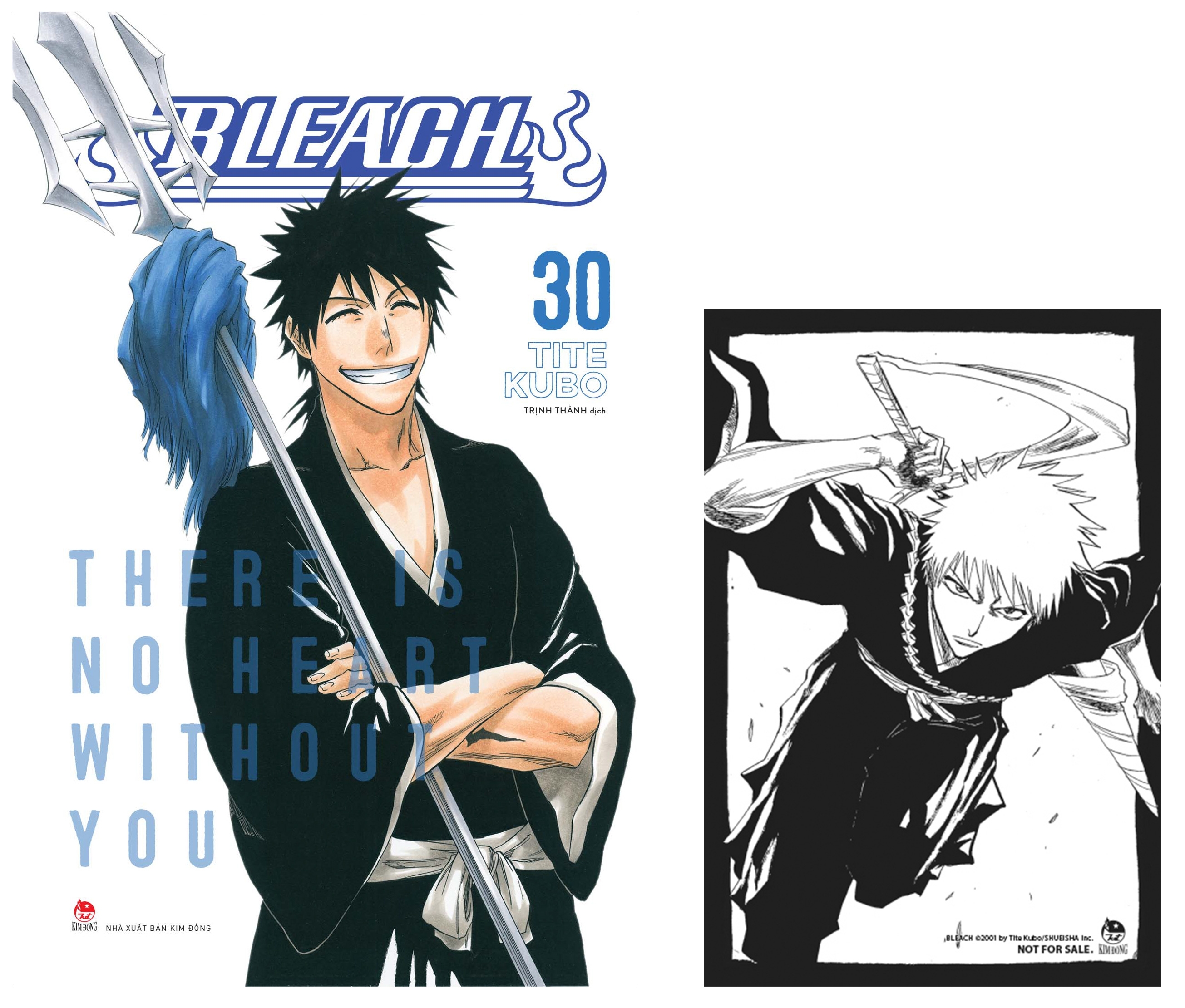 Sách - Bleach - Tập 30: There Is No Heart Without You - Tặng Kèm Postcard