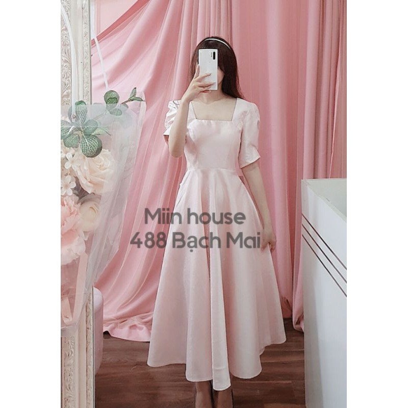 Váy công chúa cut out nơ lưng