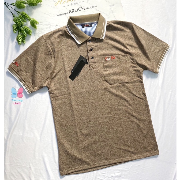 Áo thun Nam Tay ngắn thun mè - Hàng đẹp - Size từ 45-85kg