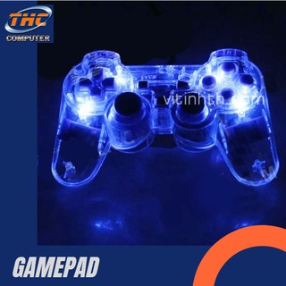 Tay game chơi game đèn LED SENZE EW-702 đơn rung trong suốt