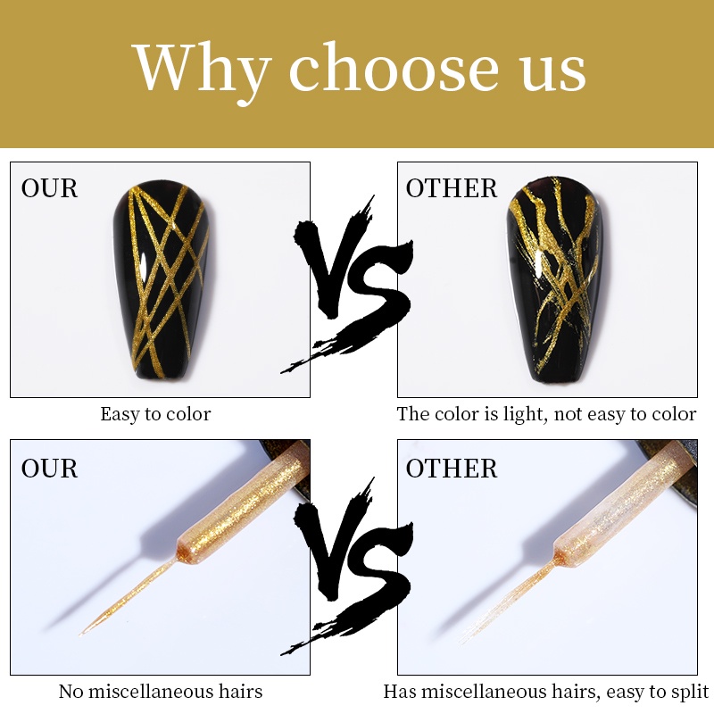 Set 6 chai sơn móng gel UV UR SUGAR 5ml