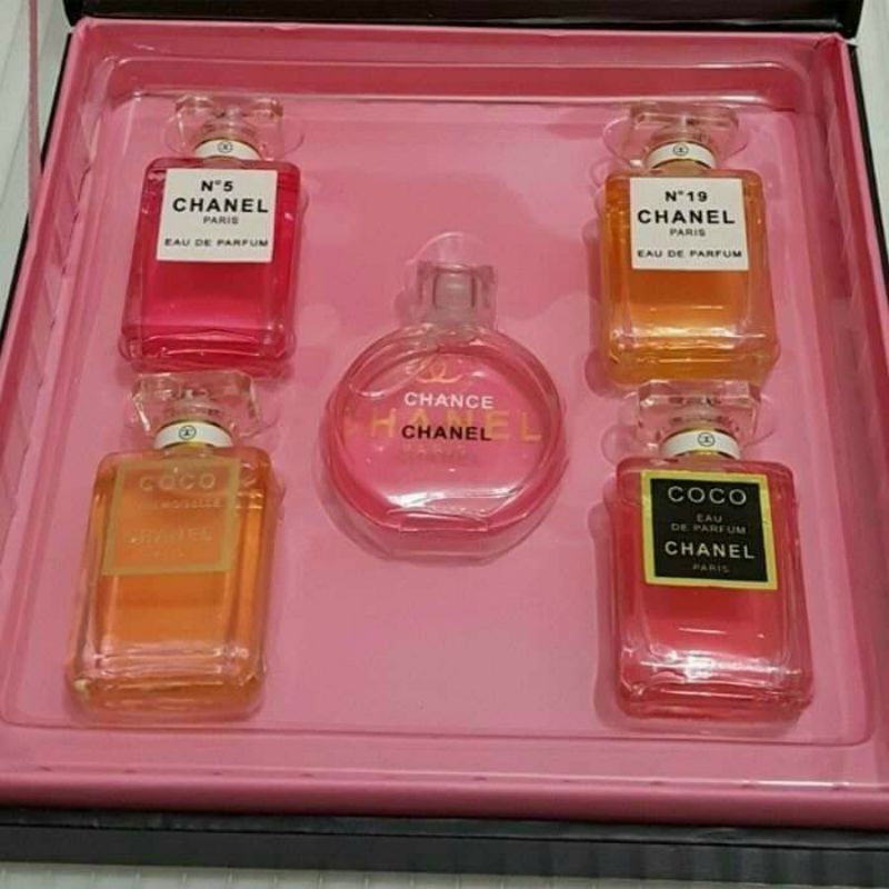 Set nước hoa 5 màu Chanel | Thế Giới Skin Care