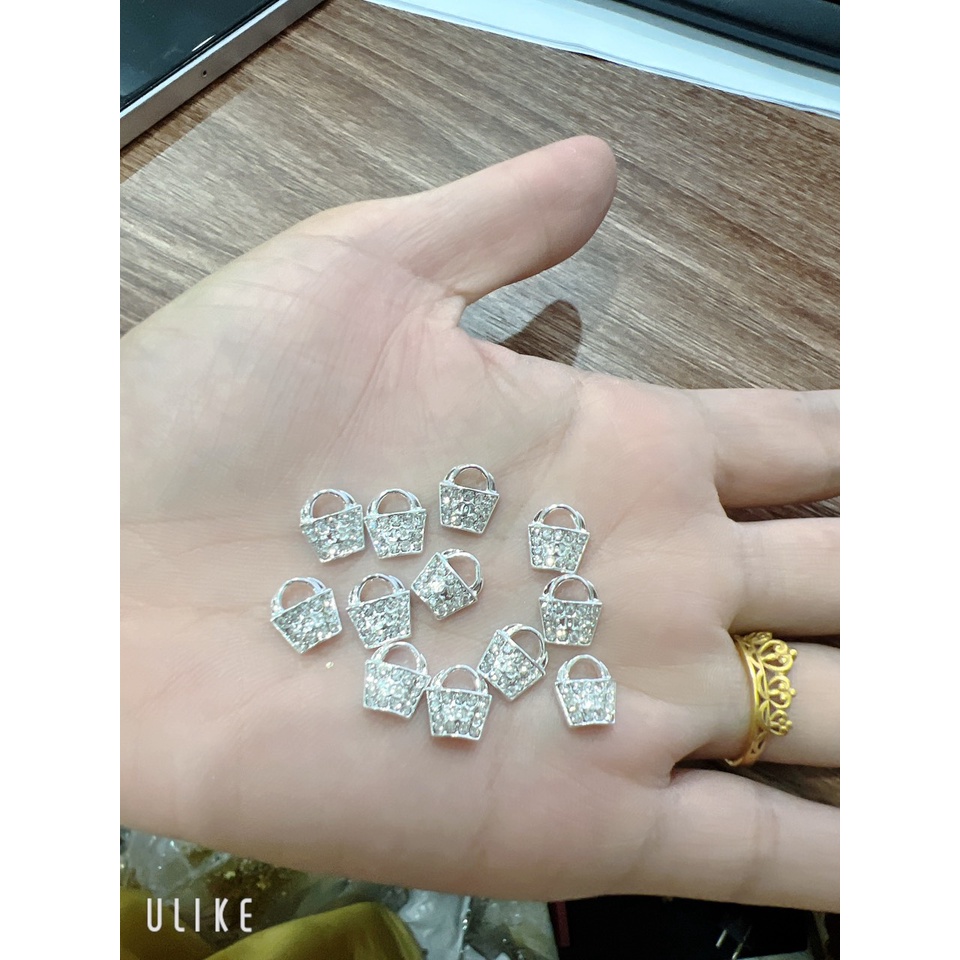 charm hình chiếc túi  trang trí nail