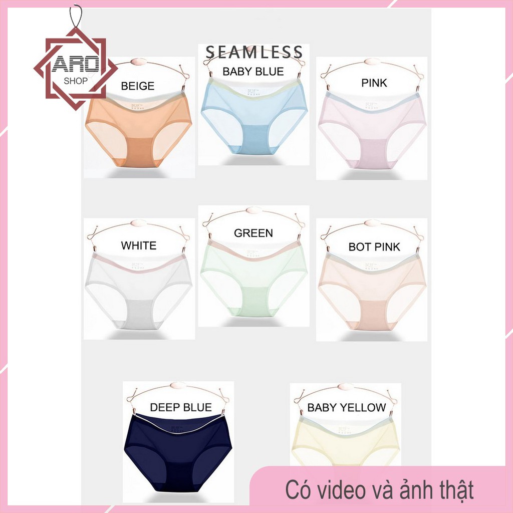Quần Lót Đúc Tàng Hình, Cạp Viền Chống Tụt Siêu Mềm Mịn, Mát Lạnh, Tông Màu Light Nhẹ Nhàng Tinh Tế QL37 | BigBuy360 - bigbuy360.vn