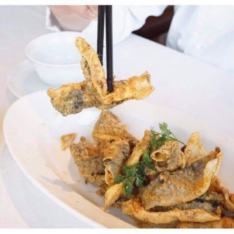 [ MÓN MỚI ] DA CÁ TRỨNG MUỐI HŨ PET 300gr - Lùn Con Food