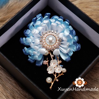 Hoa Cúc Cài Áo Handmade Cao Cấp(Full Hộp) ♥ 100% Ảnh Thật Do Shop Chụp