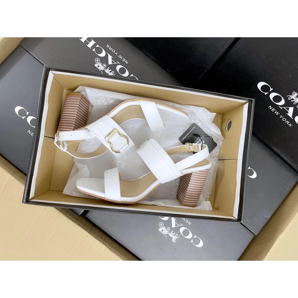 Giày Nữ Sandal Đế Vuông Coach