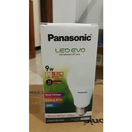 Đèn Led Panasonic EVO 9w ánh sáng trắng ấm