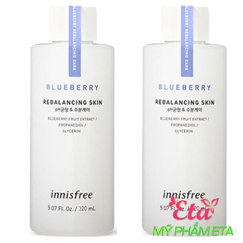 Nước hoa hồng Innisfree Blueberry Rebalancing Skin cung cấp độ ẩm cho da hiệu quả NHH 150ml