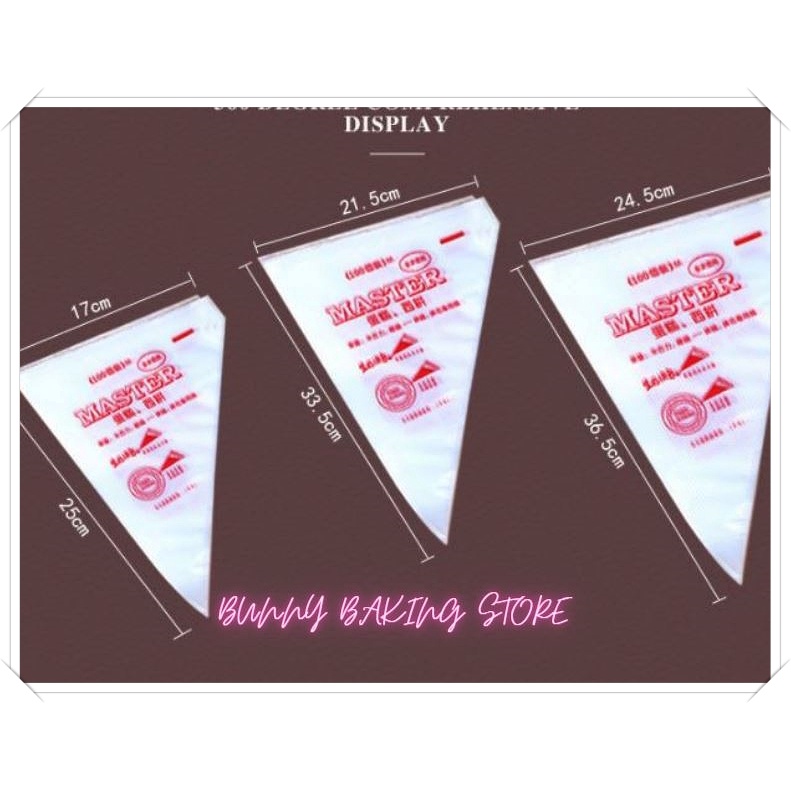 Túi bắt kem dày size lớn