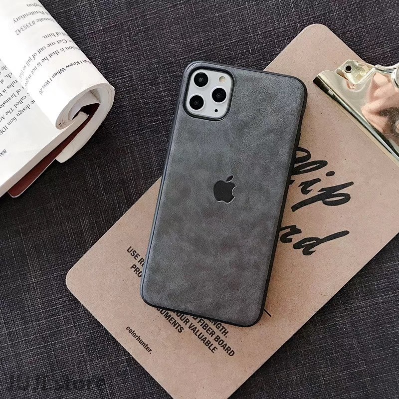 Luxury PU Leather Phone Case iPhone 7 8 Plus X XS Max XR 11 Pro Max Silicon Shell Soft TPU Leather Luxury Handmade Back Cover iPhone 12 Pro Max 12 Mini