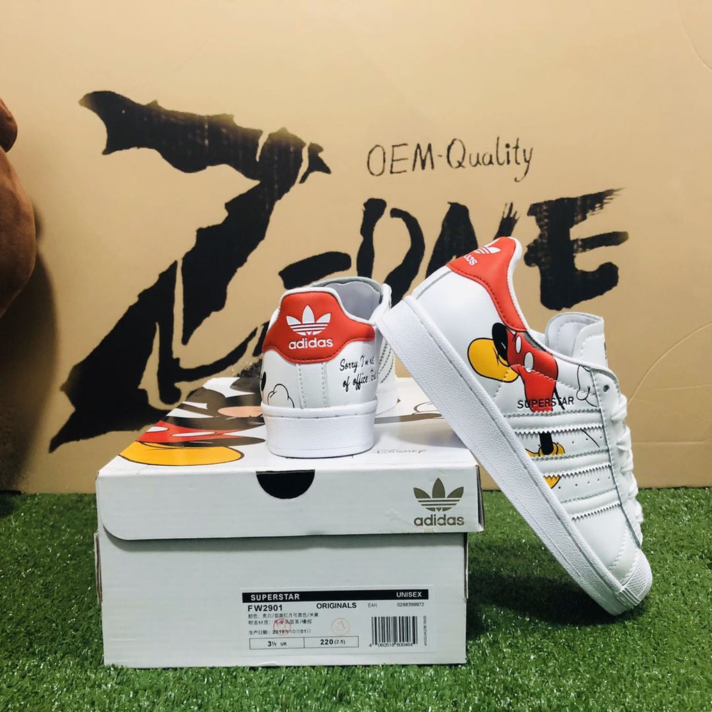 Giày Thể Thao Adidas Super Star Mickey