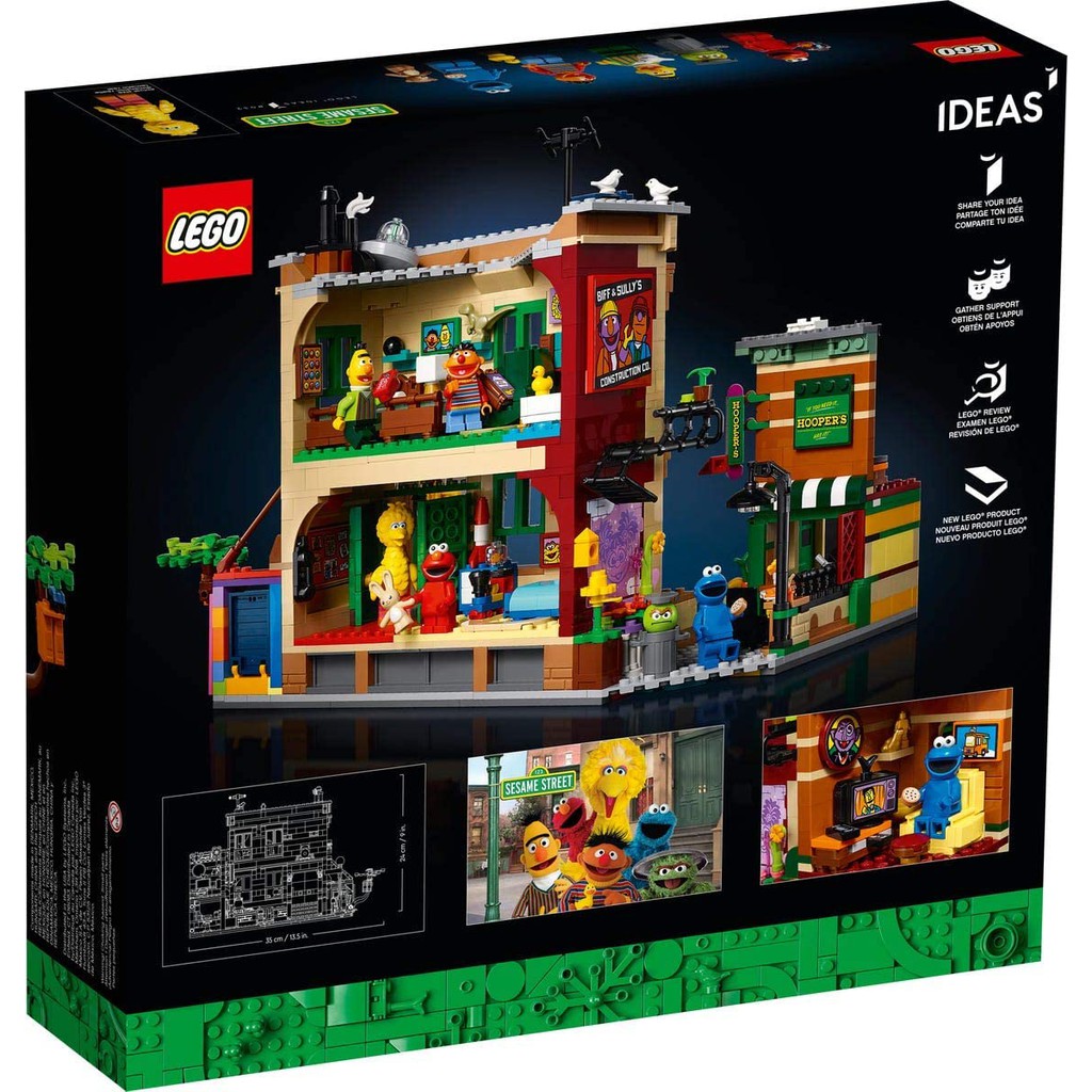 21324 Đồ chơi lắp ráp Iego Ideas 123 Sesame Street - Bộ đồ chơi xếp hình Đồ chơi lắp ráp Iego