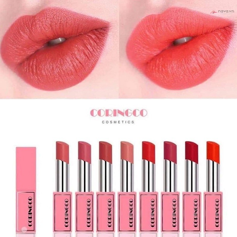 [NỘI ĐỊA HÀN] CORING.CO Cherry Chu Bonny Matte Lipstick - Son Thỏi Lì Hàn Quốc