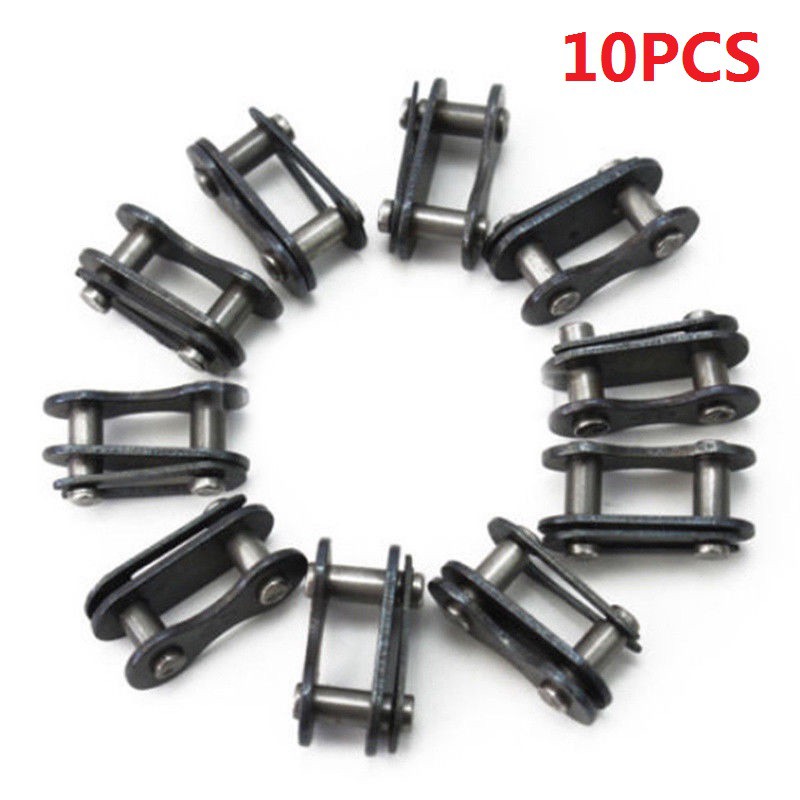 10 Pack Bicycle Single Speed Quick Chain Master Link Connector Joint Links Steel